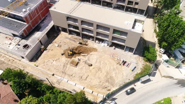 Construction Area with New Buildings alt