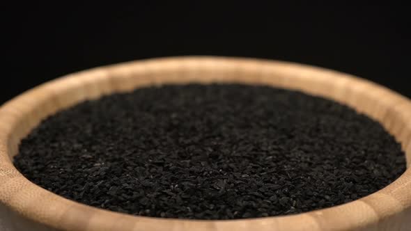 Black Cumin or Caraway Heap Rotating