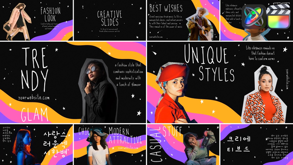 Colorful Creative Slides for FCPX alt