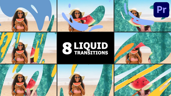 Liquid Transitions | Premiere Pro MOGRT