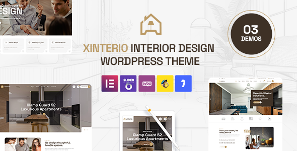 Xinterio – Interior Design WordPress Theme – 0 Sold!