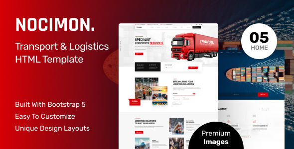 Nocimon - Transportation & Logistics HTML Template