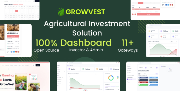 GrowVest – Agricultural HYIP Investments Solution