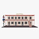 Cartoon Motel Low-poly 3D model - 3DOcean Item for Sale
