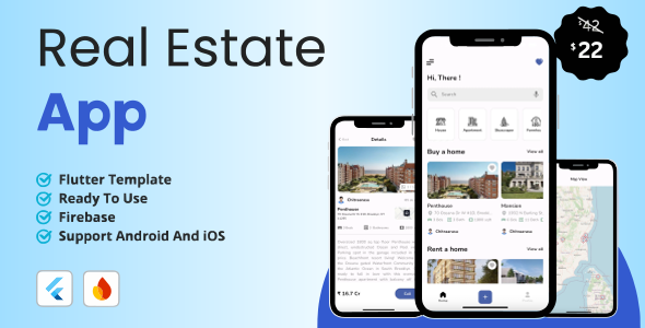Real Estate App | Flutter & Firebase