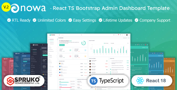 Nowa – React TypeScript Admin Template