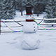 Snowman Wearing A Top Hat - 3DOcean Item for Sale