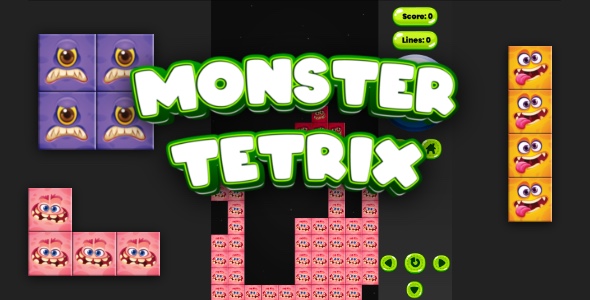 Monster Tetris - Cross Platform Puzzle Game