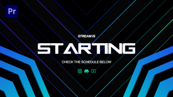 Stream Package Overlay Premiere Pro Template