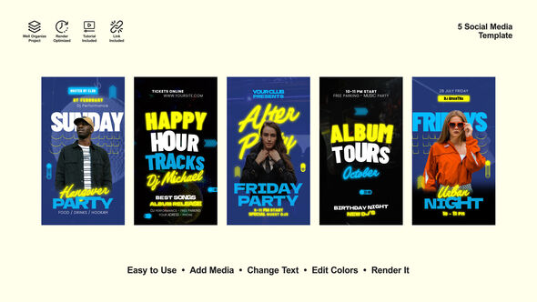 Party Instagram Stories alt