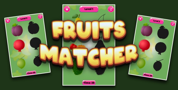 Fruits Matching - Kid Educational Game