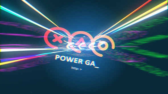 Glitch Logo Reveal alt