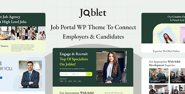 Joblet – Job Recruitment Services WordPress Theme – 0 Sold!