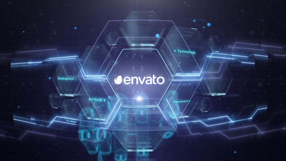 Digital Robotic Hand Presentation Logo Reveal alt