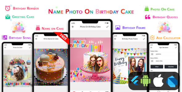 Birthday Status Maker - Birthday Wishes & Reminder - Age Calculator - Greeting Cards