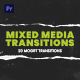 Mixed Media Transitions MOGRT - VideoHive Item for Sale