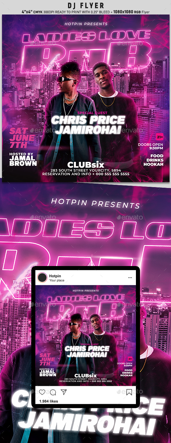 R&B Graphics, Designs & Templates | GraphicRiver