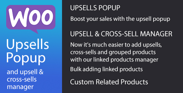 WooCommerce Upsells Popup & Upsells & Cross-sells & Related Products Manager