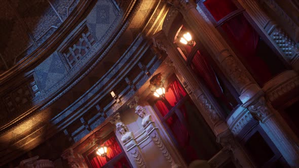 Ornate Theater Interior 3