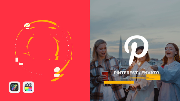 Overlay 2D Glitch Outro | Final Cut | Motion alt