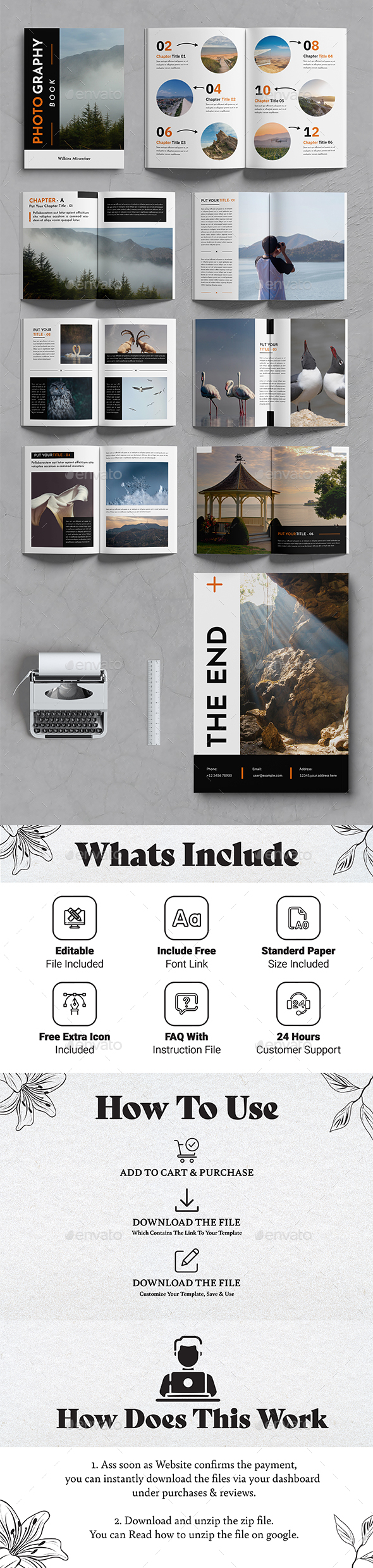 Photography Book Template