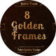 8 Golden Art Nouveau  Frames - VideoHive Item for Sale