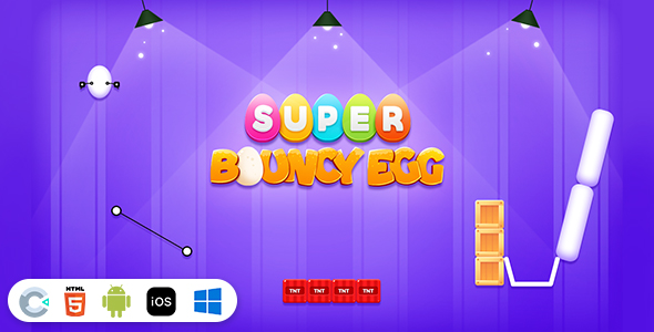 Super Bouncy Egg [ Construct 3 , HTML5 ]