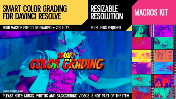 Smart Color Grading for DaVinci Resolve