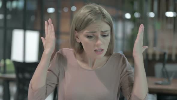 Portrait Shoot of Angry Woman Having Arguments