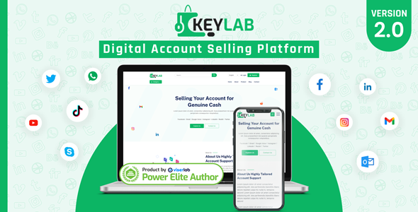 KeyLab – Digital Account Selling Platform