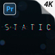 Static Glitchy Logo Reveal | Premiere Pro - VideoHive Item for Sale