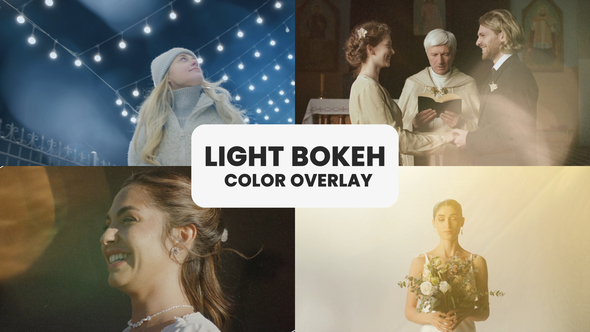 Light Bokeh Color Overlays