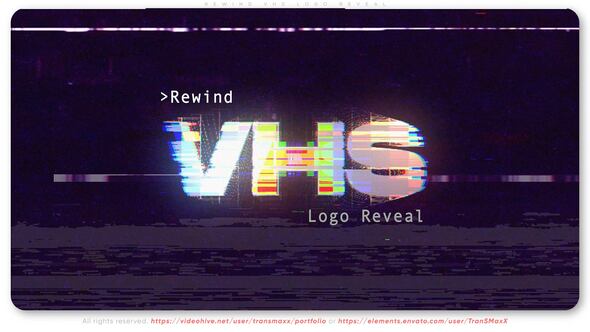 Rewind VHS Logo Reveal