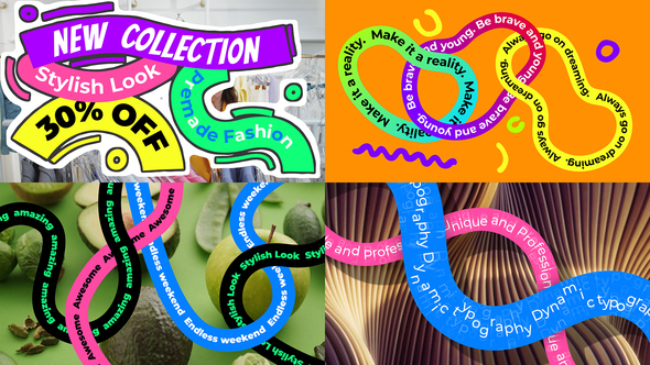 Abstract Line Titles alt