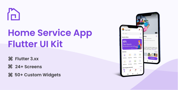 Huma - On-Demand Home Service Flutter UI Kit
