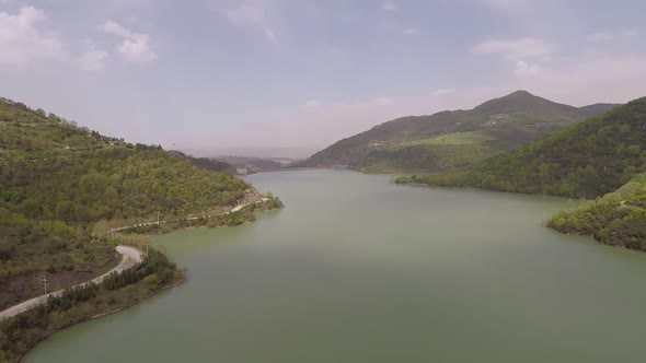 Aerial Road and Lakeshore