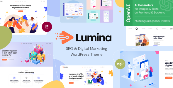 Lumina - Creative Agency WordPress Theme