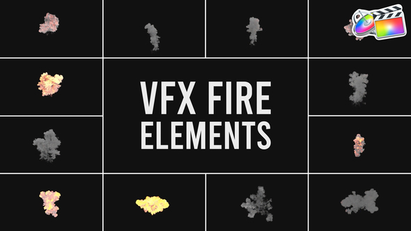 VFX Fire Elements for FCPX alt