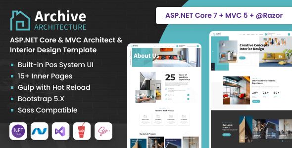 Archive – ASP.NET Core & MVC Architecture & Interior Design Template – 0 Sold!