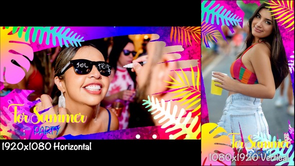 Summer Party Template alt
