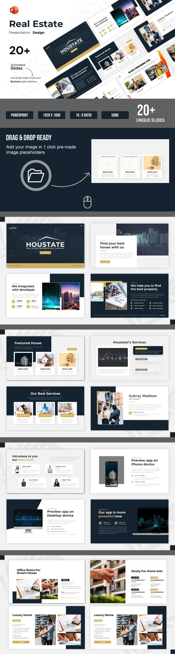 Creative Real Estate PowerPoint Presentation Template