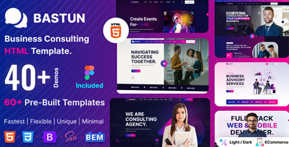 Bastun – Business Consulting HTML Template – 0 Sold!