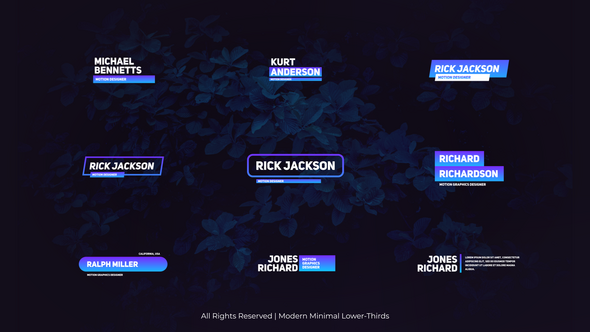 Modern Minimal Lower-Thirds alt