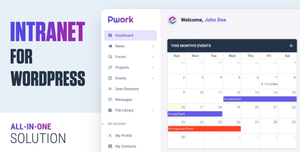 Pwork - Intranet For WordPress