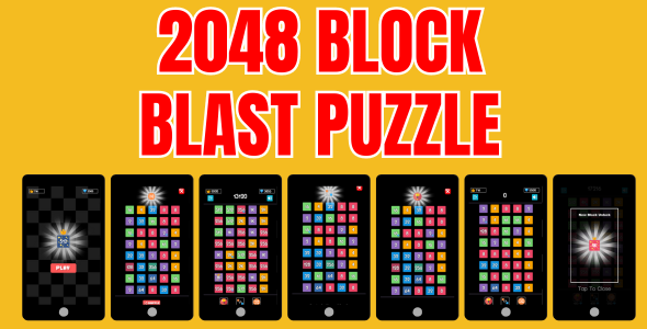 2048 Block Blast Puzzle - HTML5 Game