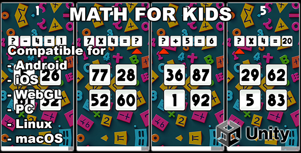 Math For Kids - Unity Puzzle Game