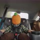 A Cheerful Company Led By a Twoyearold Baby in a Child Car Seat Travels in a Car - VideoHive Item for Sale