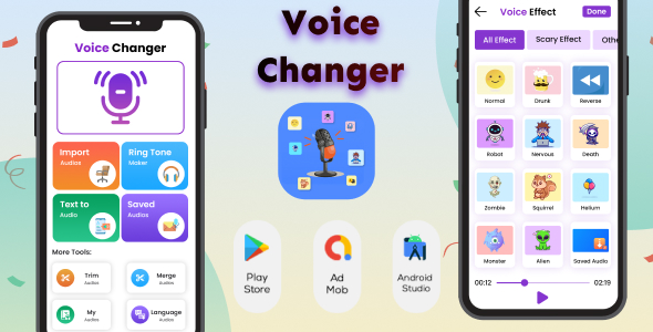 Voice Changer Effects - Female Voice - Audio Editor - Prank Audio - Funny Voice - Audio Maker