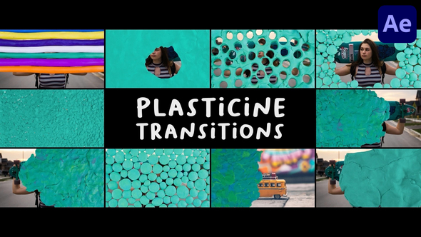 Plasticine Transitions for After Effects