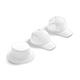 White Cap Set - 3 type baseball trucker bucket hat - 3DOcean Item for Sale